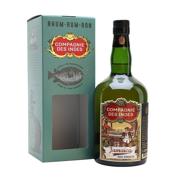 COMPAGNIE DES INDES - RHUM TRÈS VIEUX - JAMAICA - 5 ANS - NAVY STRENGTH