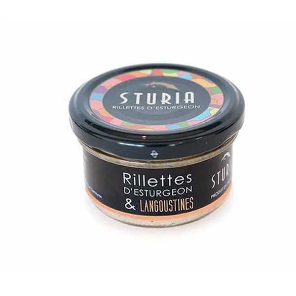 Rillettes d'Esturgeon à la Langoustine, STURIA