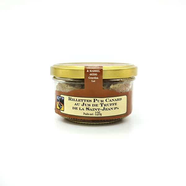 Les Rillettes Pur Canard au Jus de Truffe de la Saint Jean