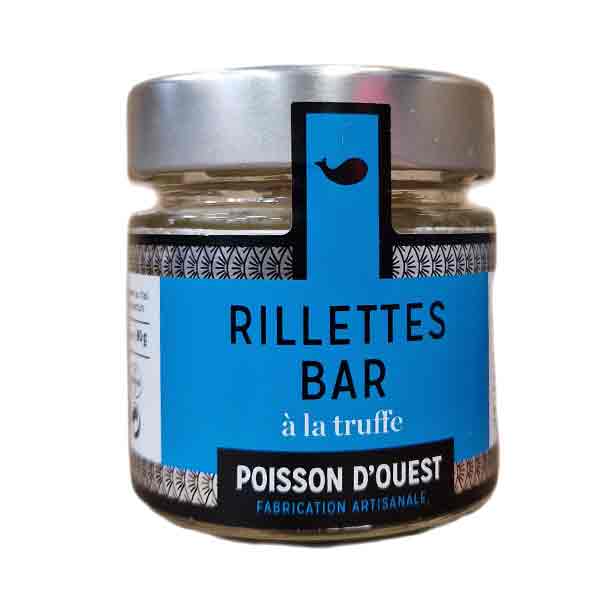 Rillettes de bar à la truffe
